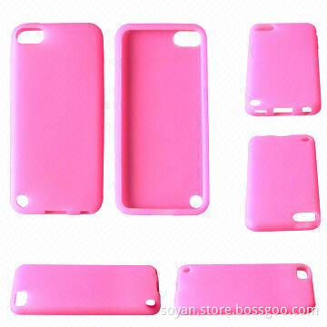Silicone Case for iTouch 5, Available in Popular Colors, Silk Printing, Customized Designs Welcomed